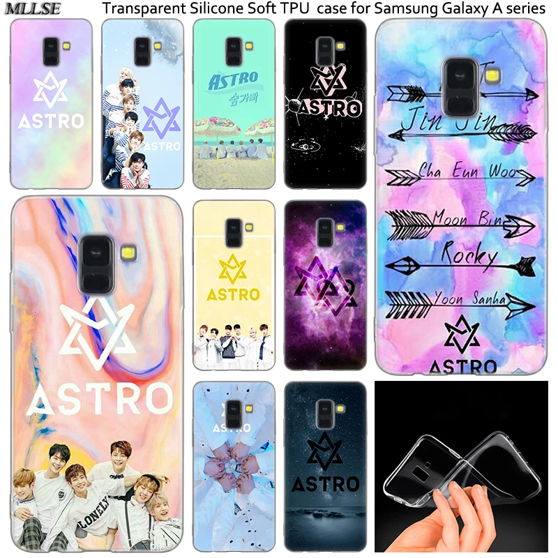 KPOP ASTRO силиконовый чехол для Samsung Galaxy A50 A30 A10 A40 A6 A8 плюс A20 E A5 A7 2018 2017 2016 примечание 9 8