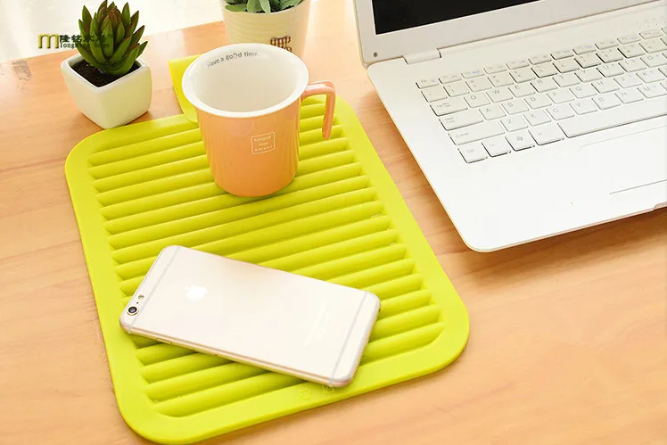 1 шт. Многофункциональный силиконовый коврик для чашки стола держатель миски Coaster