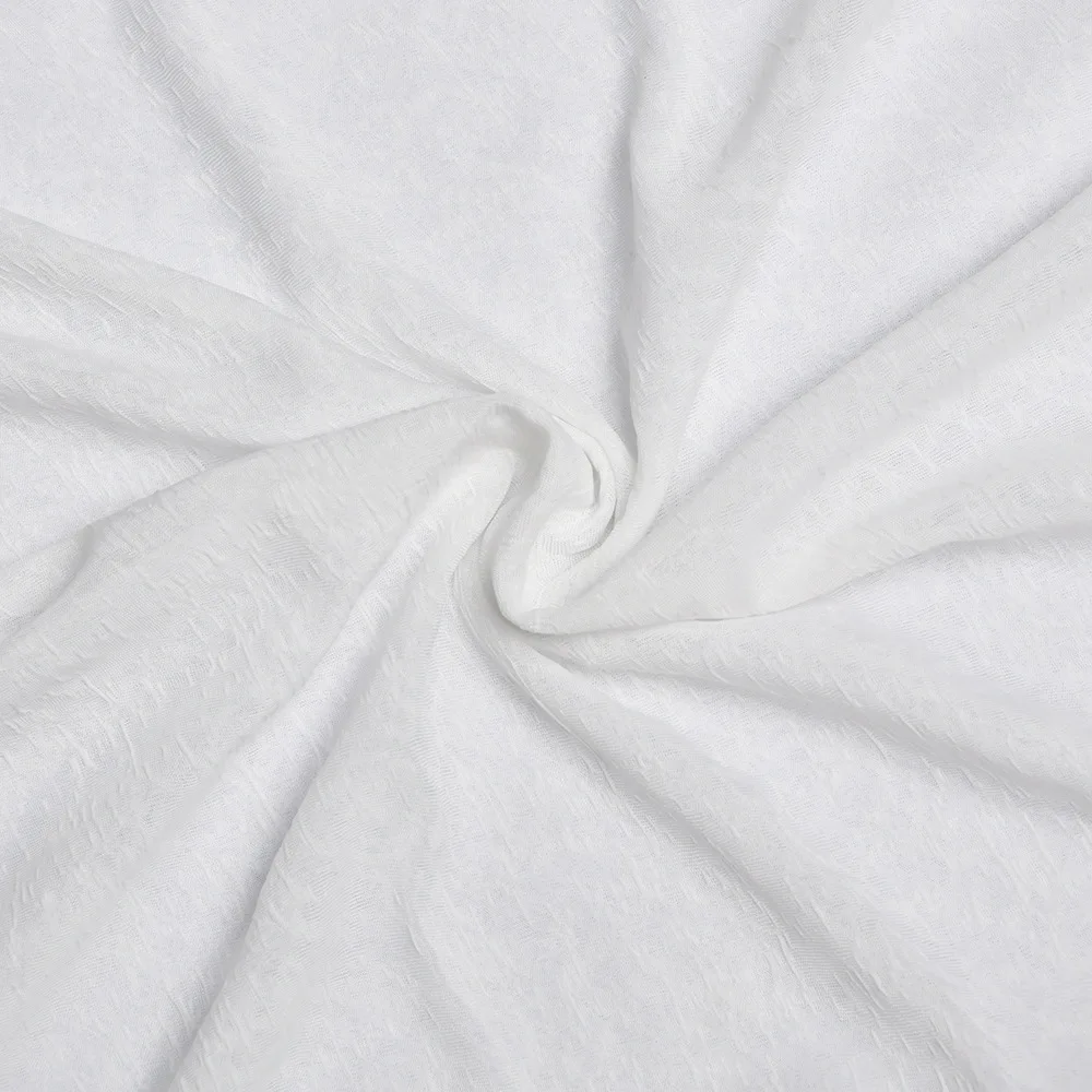 Женское прозрачное длинное платье с разрезом Белое Облегающее пляжное