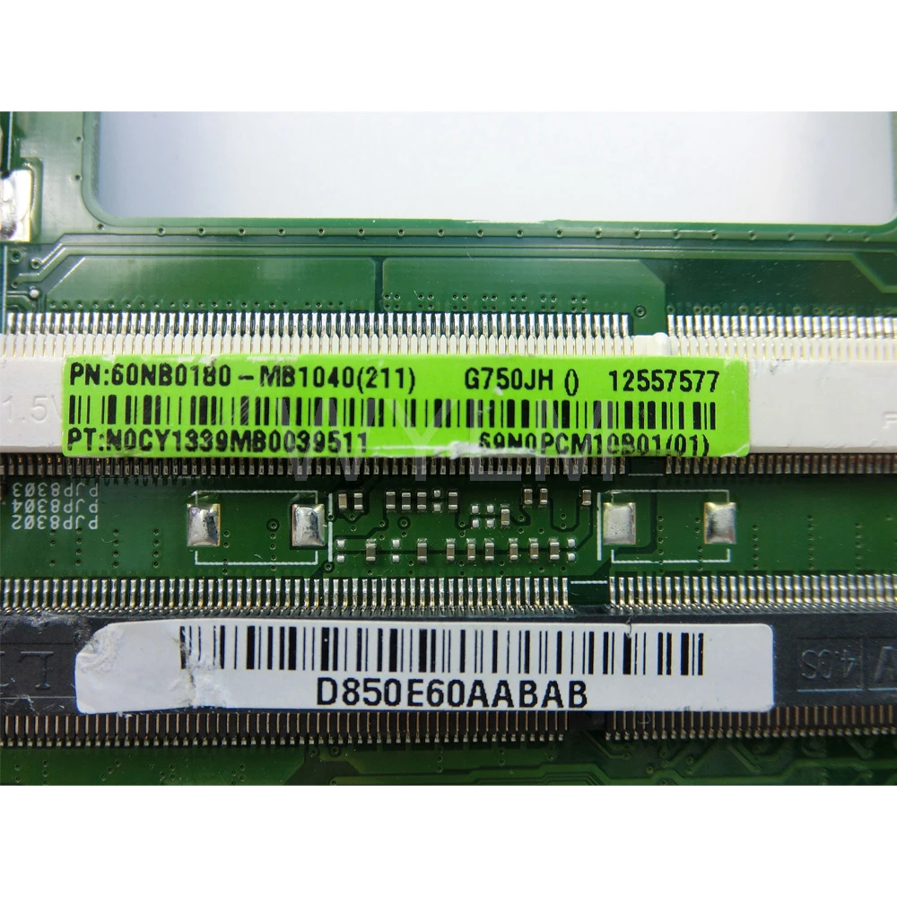 G750JH MAIN_BD/I7 4700HQ 2D TBT I7 CPU коннектор Mainbord для ASUS G750 J750JH материнская плата ноутбука 100%
