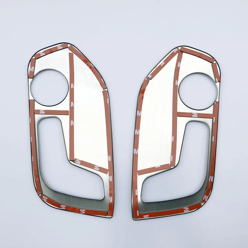 

Car Styling 2PCS Stainless Steel Matte Interior Car Seat Adjust Outer Frame Cover Trim For VOLVO S90 V90 2017 2018 2019