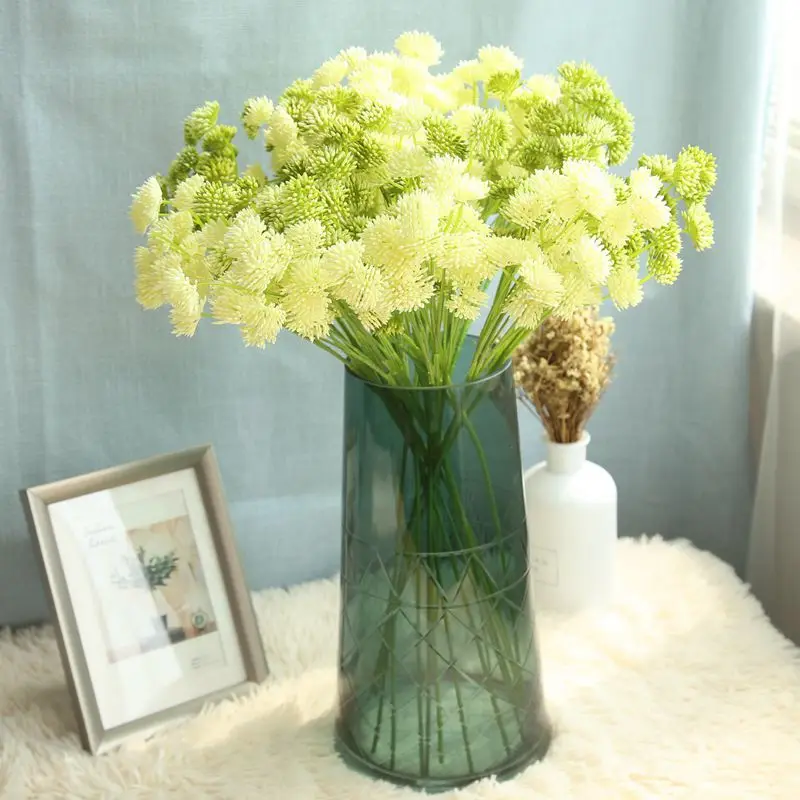 

Artificial Flower Artificial Flower Dandelion Silk Flower Wedding Home Hyacinth Flower Party Hotel Garden DIY Decoration