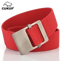 cukup 2022 new design quality elastic belt casual light and easy fashion female male nylon belts jeans accessories cbck134