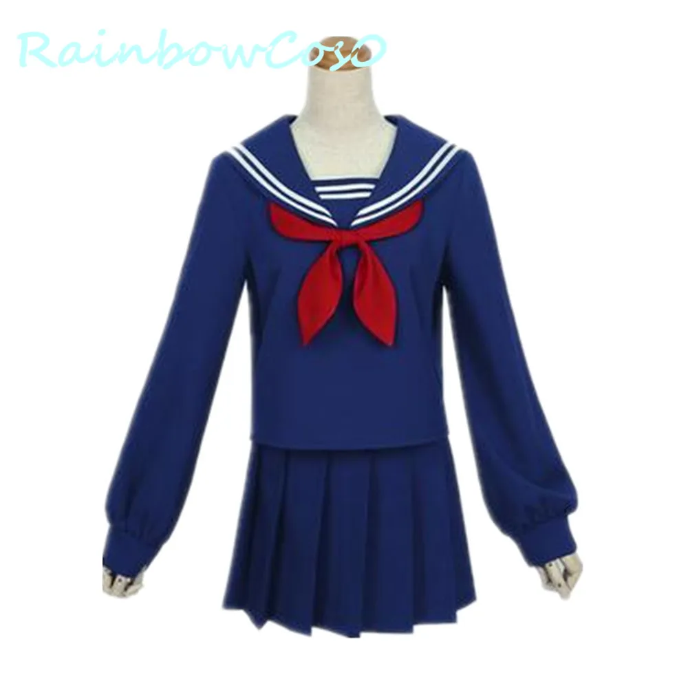 RainbowCos0 Бесплатная доставка Косплей Костюм My Hero Academia Boku no химико Тога Униформа