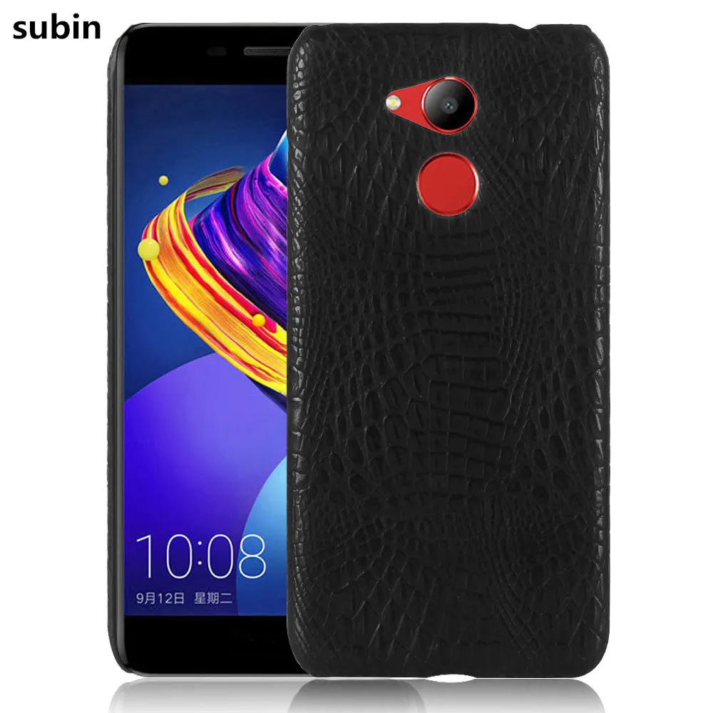 

subin For Huawei Honor 6C Pro Case 5.2inch Retro Crocodile leather Cover Hard Plastic For Huawei Honor 6C Pro Phone Cases