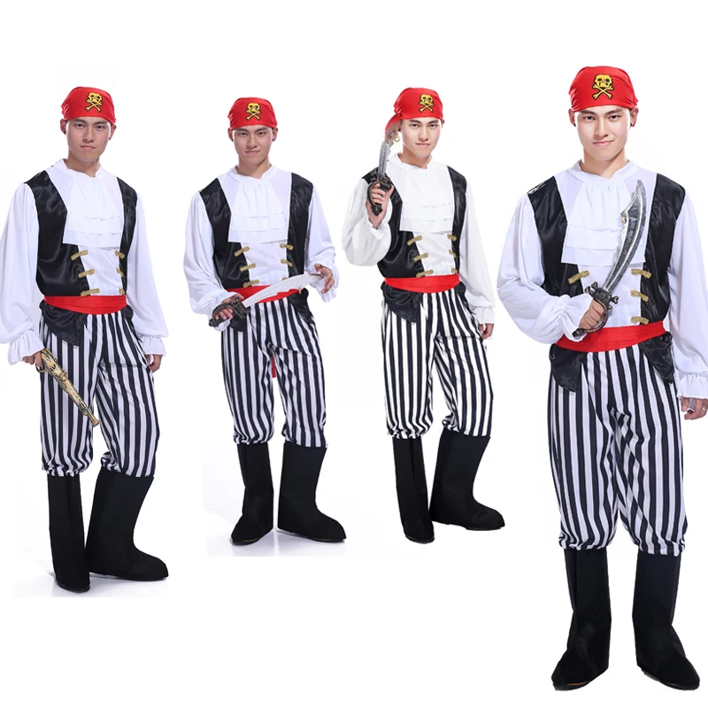 Костюм для Хэллоуина Мужской взрослый пирата из мультфильма Капитан Америка