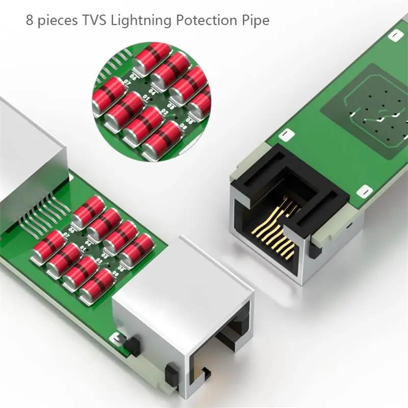 SAMZHE Ethernet Кабель адаптер 8P8C RJ45 Lan Удлинительный разъем для интернет соединения