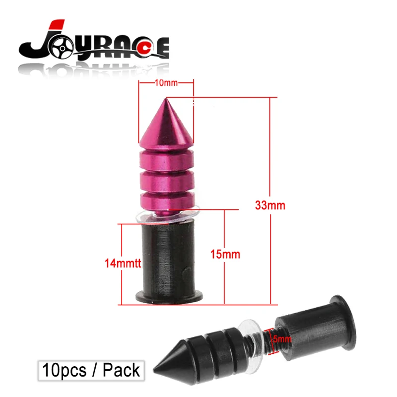 10 шт. M5 мотоциклетные маятниковые Катушки слайдер серебро лобовое стекло шип