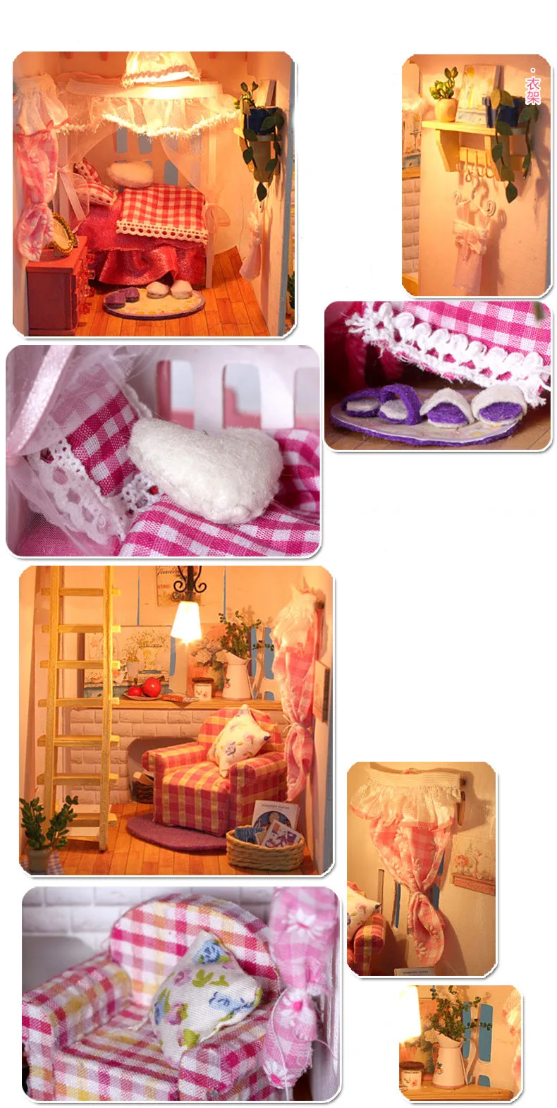 Sun Кукла Алиса дом/деревянная модель Diy/подарок на день рождения представляет большую виллу здание Dioramas