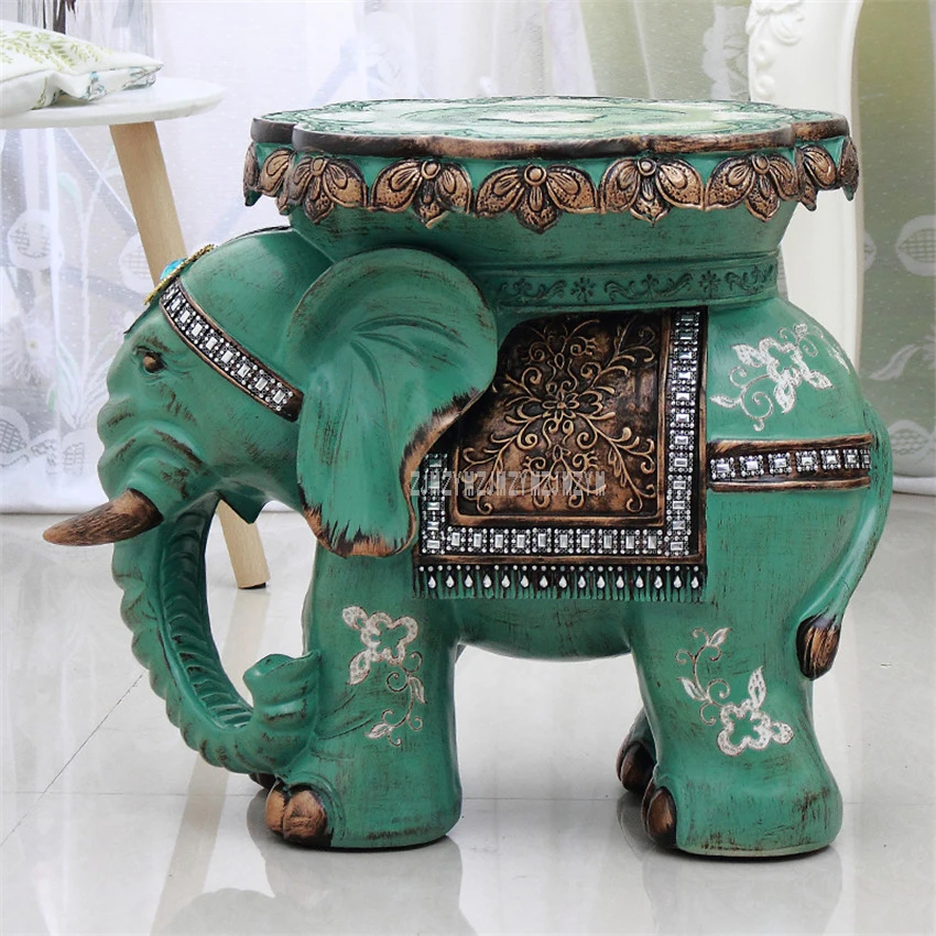 Европейский стиль Lucky Elephant дизайн низкий стул для гостиной домашнего интерьера