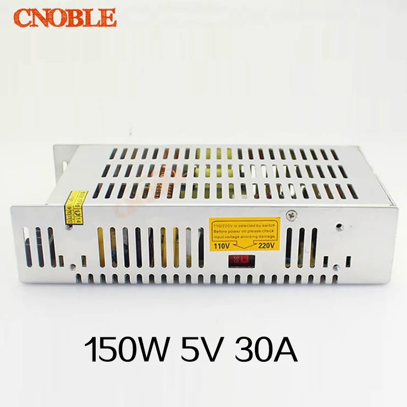 

AC 110V/220V to DC 5V 30A 150W Voltage Transformer Switch Power Supply for Led Strip LED display billboard Led control