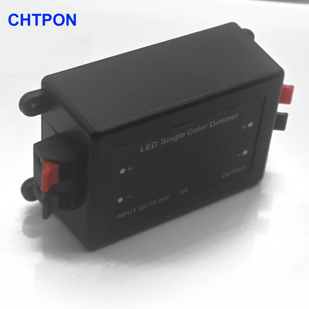 DC12V 24V 8A светодиодный одинарный Цвет диммер с радиочастотным пультом