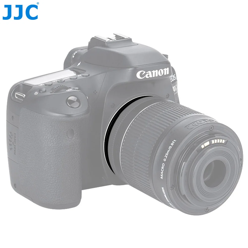 Объектив JJC для камеры 49 мм 52 58 62 67 72 77 адаптер объектива CANON EOS|52mm 58mm|lens reversing ringreverse