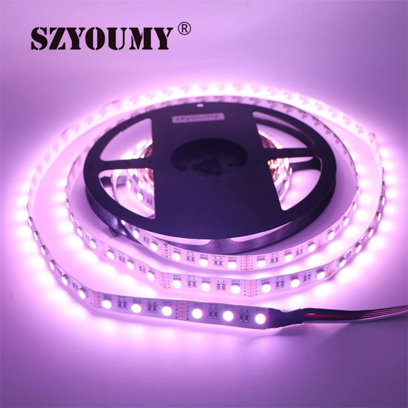 Светодиодная лента SZYOUMY 4 в 1 RGBW гибкая светодиодная 5050 RGB + белый/RGB теплый белый