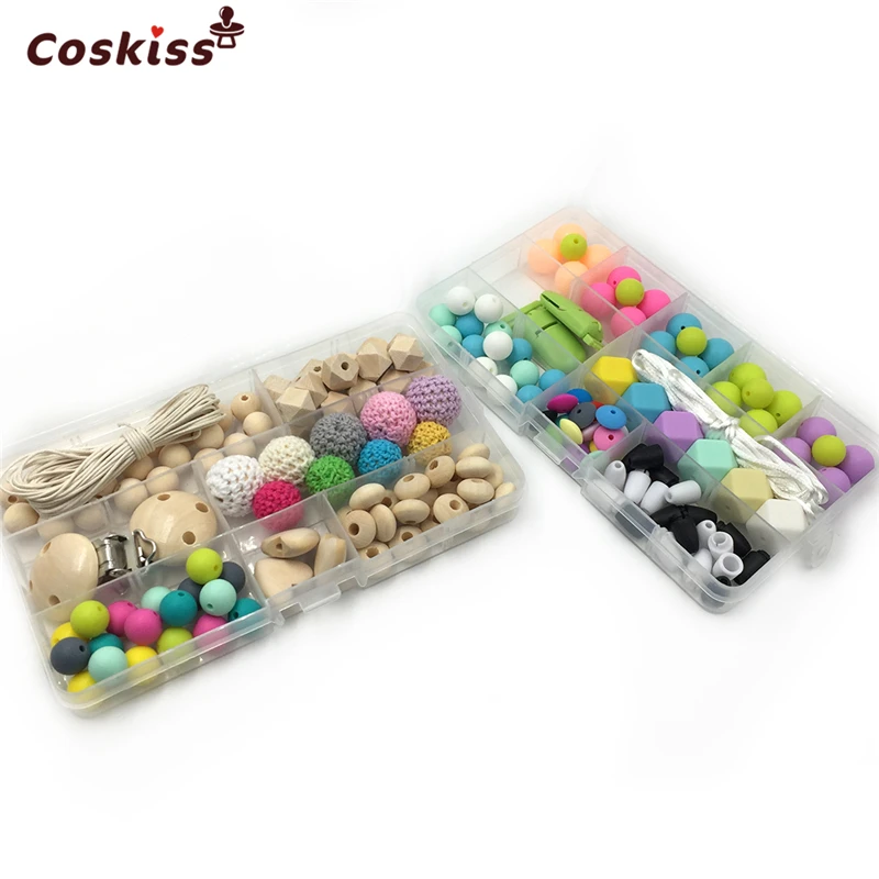 Деревянные бусины вязанные крючком Детские Прорезыватели для зубов соски