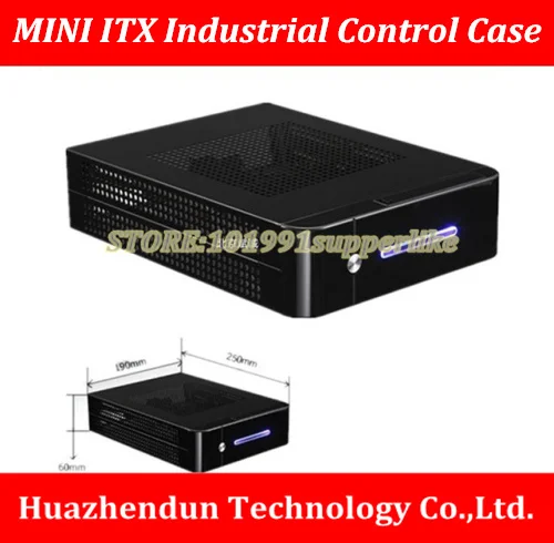 DEBROGLIE 1 комплект мини ITX чехол Комплект шасси с питанием 120 Вт DC плата+ 12 В внешний источник питания