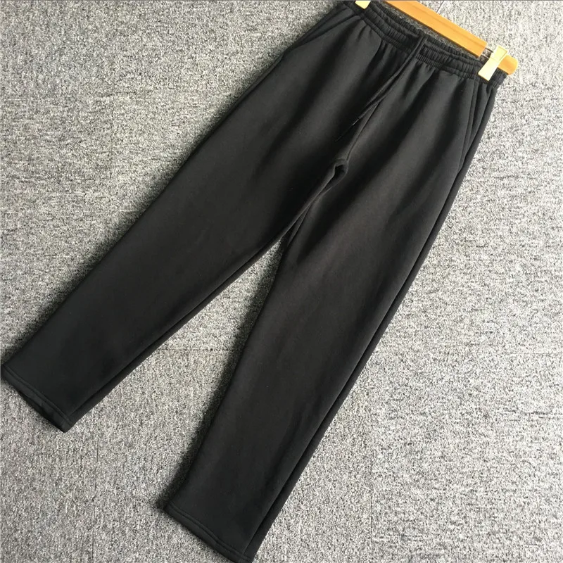 Брюки мужские флисовые свободного покроя повседневные спортивные штаны