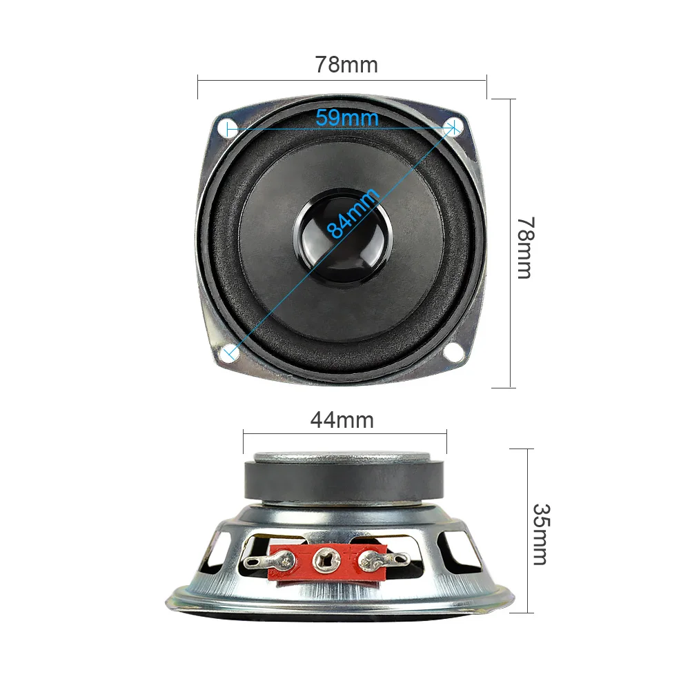 Портативная колонка AIYIMA 2 шт. 3 дюйма 4 Ом 5 Вт полный диапазон стерео Bluetooth Громкая