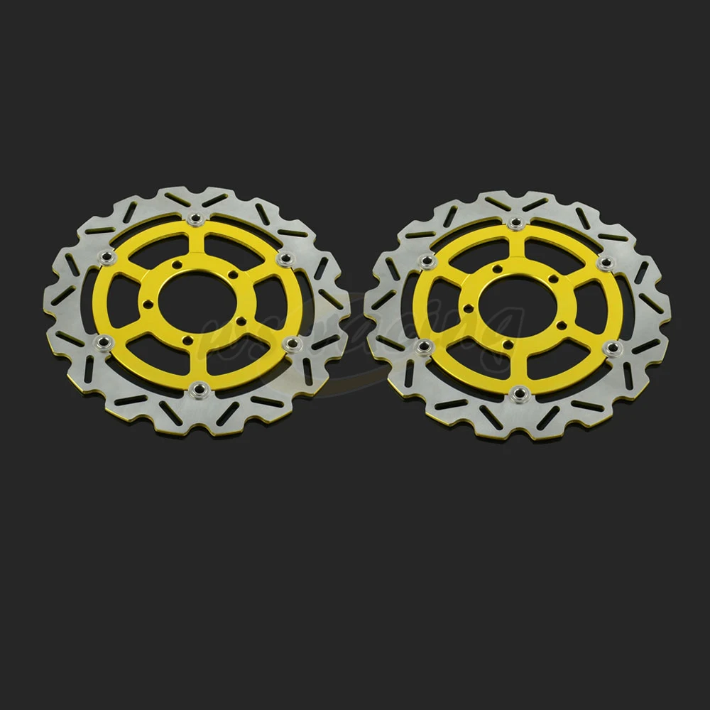 310 мм передний волнистый плавающий тормозной диск ротор для мотоцикла KAWASAKI ZX6R 13-15