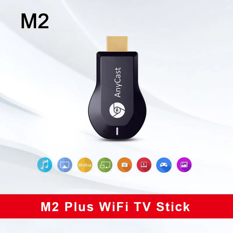 Беспроводная ТВ приставка M2 PLUS 128 м Anycast ezcast miracast Cast HDMI Wi Fi дисплей приемник ключ