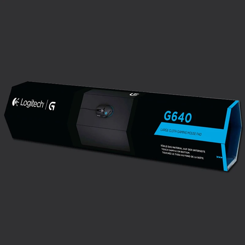 Оригинальный коврик для мыши Logitech G640 большой тканевый игровой геймеров игр с