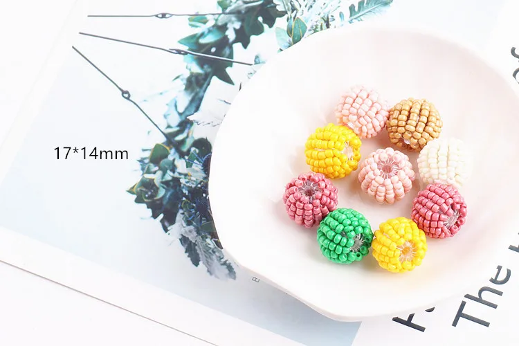 DIY handmade jewelry accessories flat beads preparation of perforated bead earrings pendant materials lucky | Украшения и