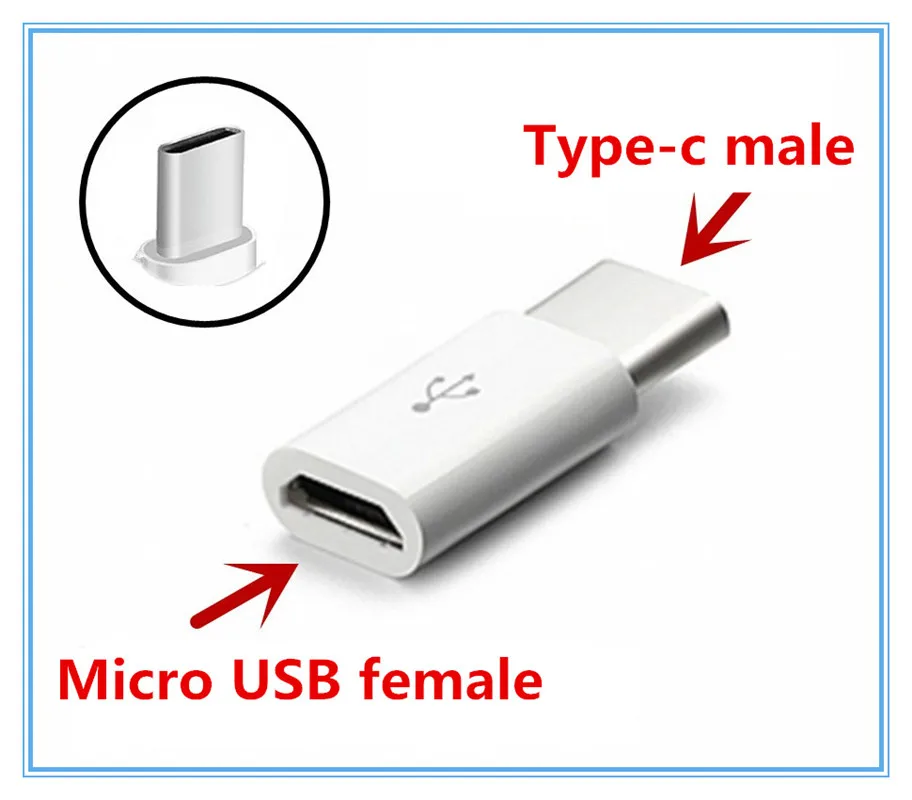 Usb конвертер Micro Type C для зарядки и передачи данных XiaoMi Google Chromebook Oneplus