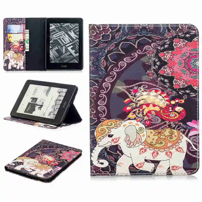 3D Печатный чехол из ТПУ для Amazon kindle Voyage 6 дюймов Чехол для электронной книги тонкий Funda для kindle Voyage чехол для сна и пробуждения+ подарки