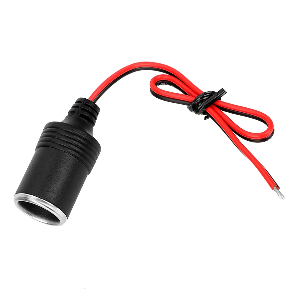 Auto Interior Accessories Charger Cable Socket Plug Connector Adapter 12~24V 15A 200W Car Cigarette Lighter Plug Receptacle