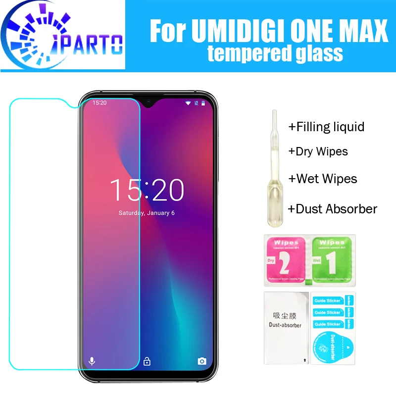 Закаленное стекло UMIDIGI ONE MAX для телефона Защитная пленка экрана 9H аксессуары |