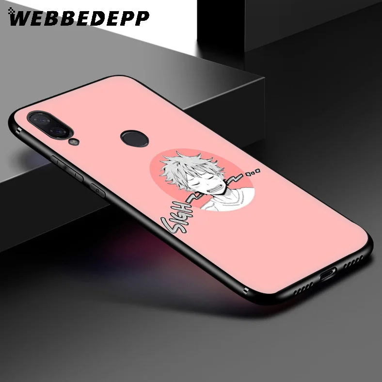 Мягкий чехол WEBBEDEPP Haikyuu аниме для Xiaomi Redmi K20 7A 4A 4X 5 5A 6 6A S2 Note 8 4 7 Pro Plus Prime |