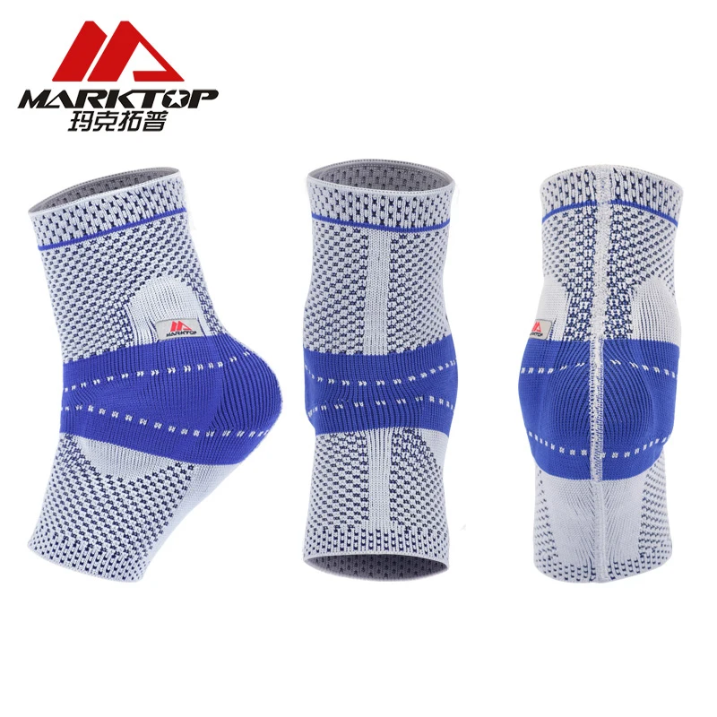 

Marktop Ankle Support 1PC Safety Knitted Protection Foot Bandage Elastic Ankle Brace Band Guard Sport Fitness Running 5071