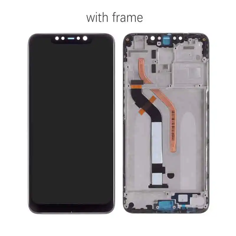 Дисплей для Xiaomi Pocophone F1 LCD в сборе с тачскрином на рамке Оригинал 6.18''