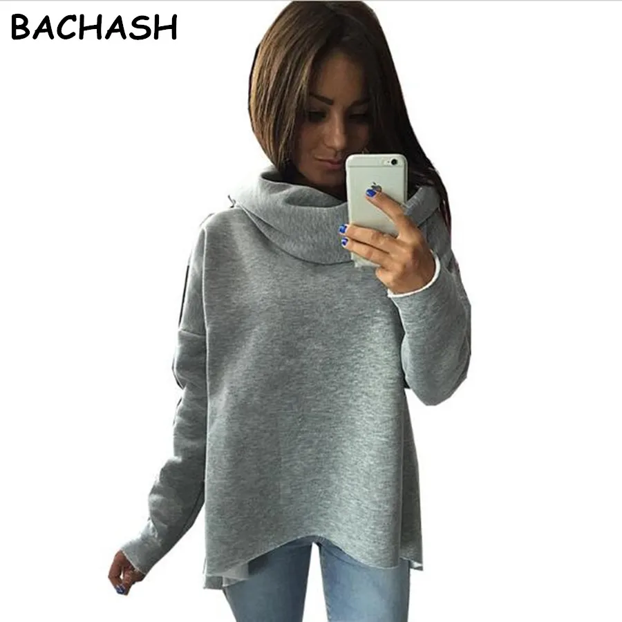 Женская рождественская одежда BACHASH толстовка с капюшоном и воротником-шарфиком