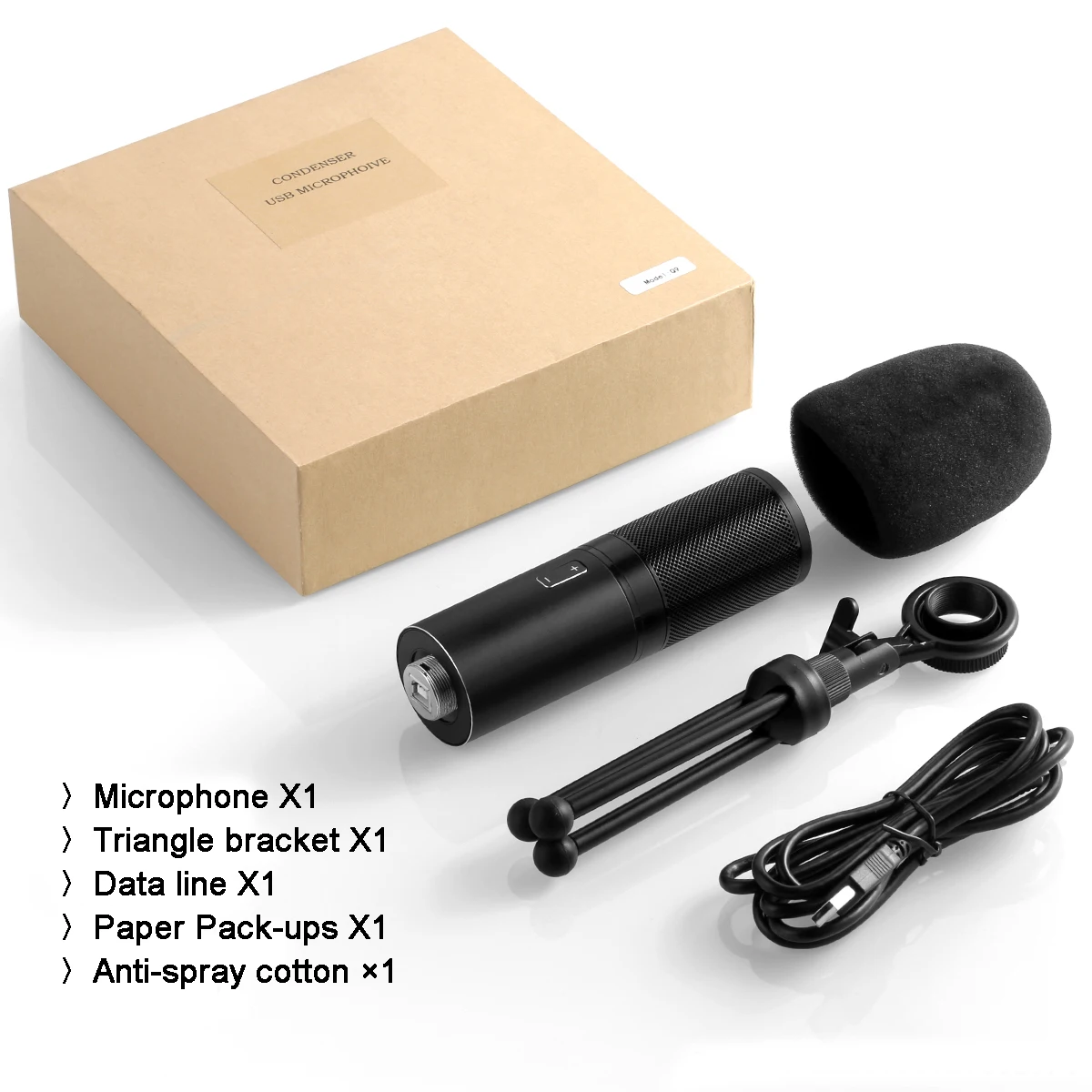 FELYBY Q9 компьютерный USB микрофон для живого потока Braodcasting YouTube игровой проводной конденсаторный микрофон