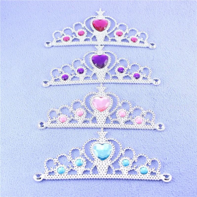 2016 Hot Sale Fro.zen Princess Jewelry Sets Girls Love Crown Hair Clip Wand Braid Glove Kids XRN64 | Украшения и аксессуары