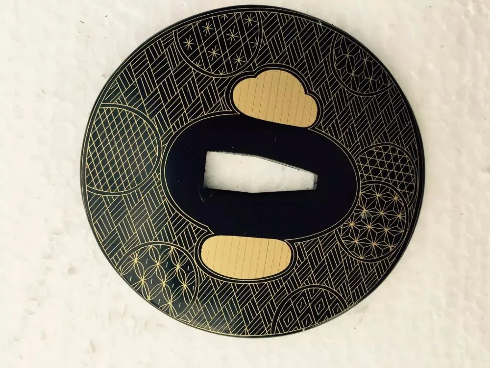 Красивая Высококачественная облегающая защита Tsuba для японского меча Musashi Katana