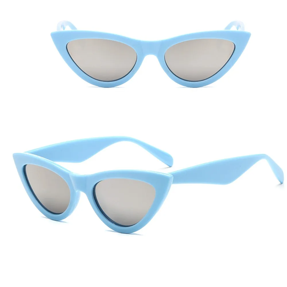 Sunglassate, женские Ретро Винтажные Солнцезащитные очки "кошачий глаз", унисекс, рэппер, гранж, оправа, UV400, защитные очки, солнцезащитные очки для женщин