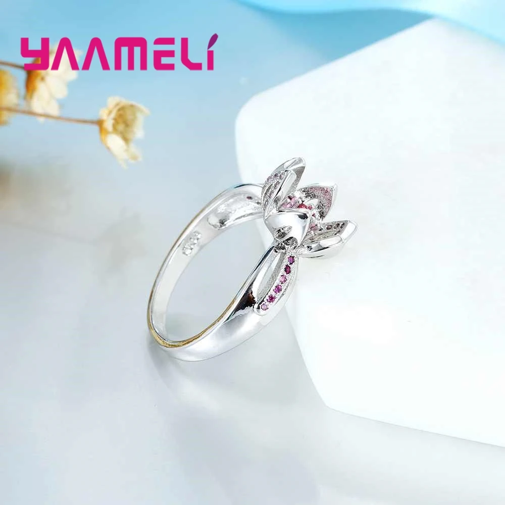 Кольцо из серебра 925 пробы с искусственным камнем|925 sterling silver|crystal stone ringstone ring |