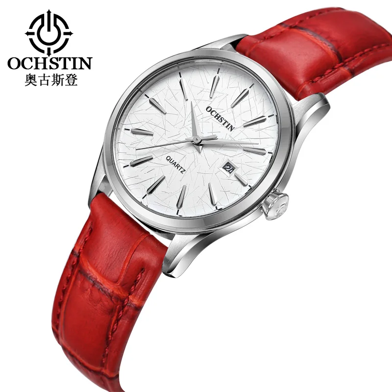 Модные женские часы 2017 OCHSTIN брендовые Роскошные кварцевые для девушек под платье