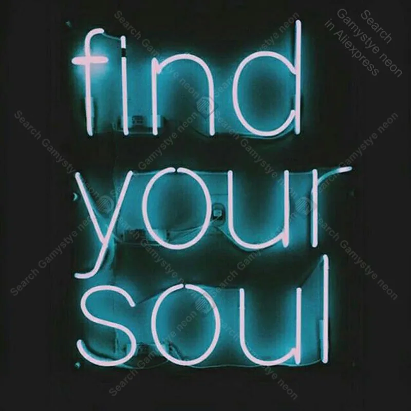 Neon Sign for Find your soul decor Love Display Decoracion Express Beer Light up wall sign Signs bedRoom Letrero | Лампы и освещение