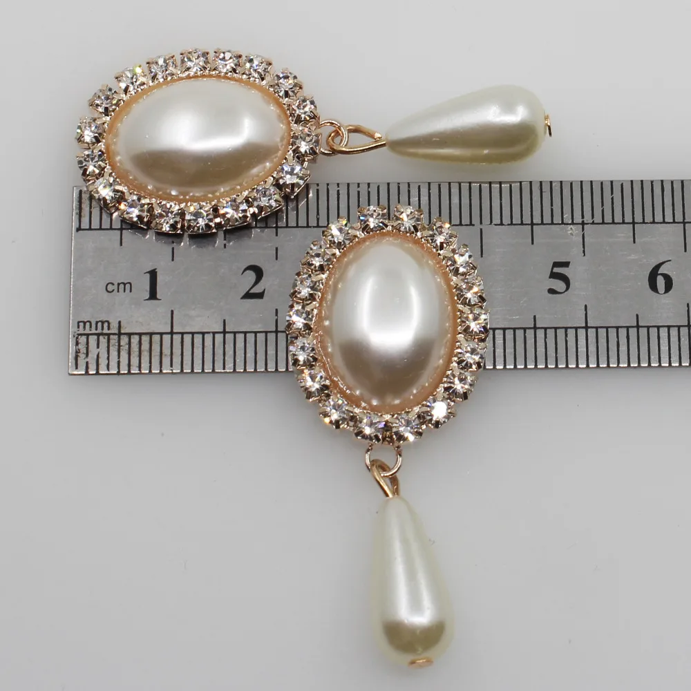 10 шт. декоративные металлические бокалы для вина 20 х47 мм|pearl rhinestone button|rhinestone