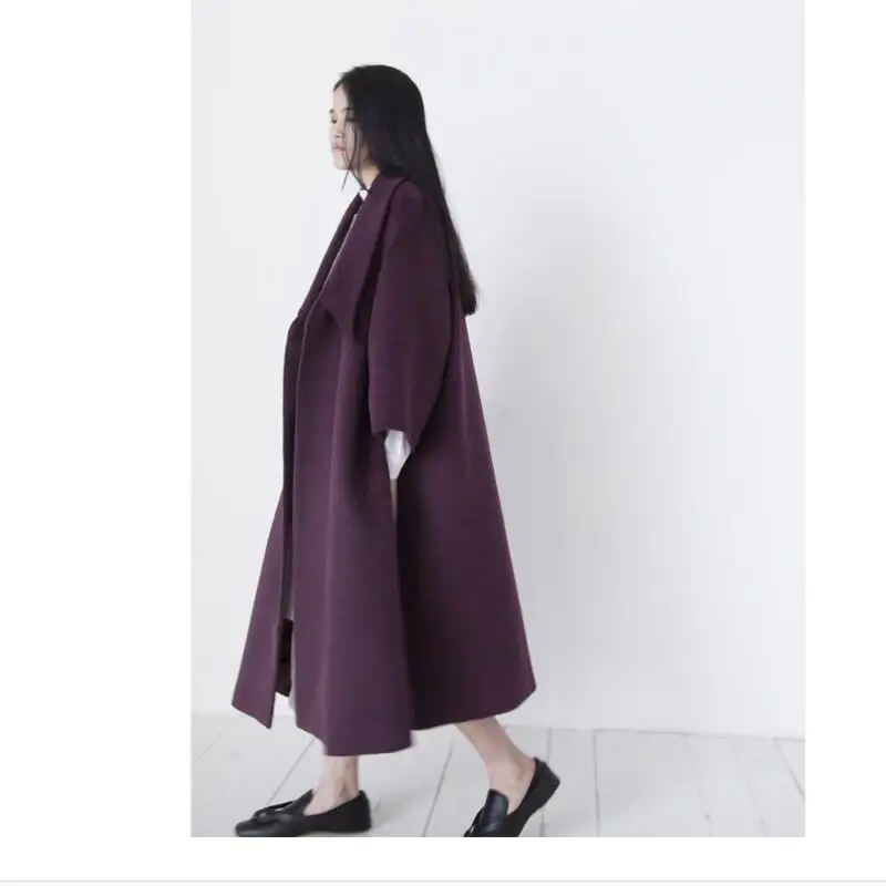 Европейский станция 2017 зима модные женские туфли новое пальто 7 минут с длинным