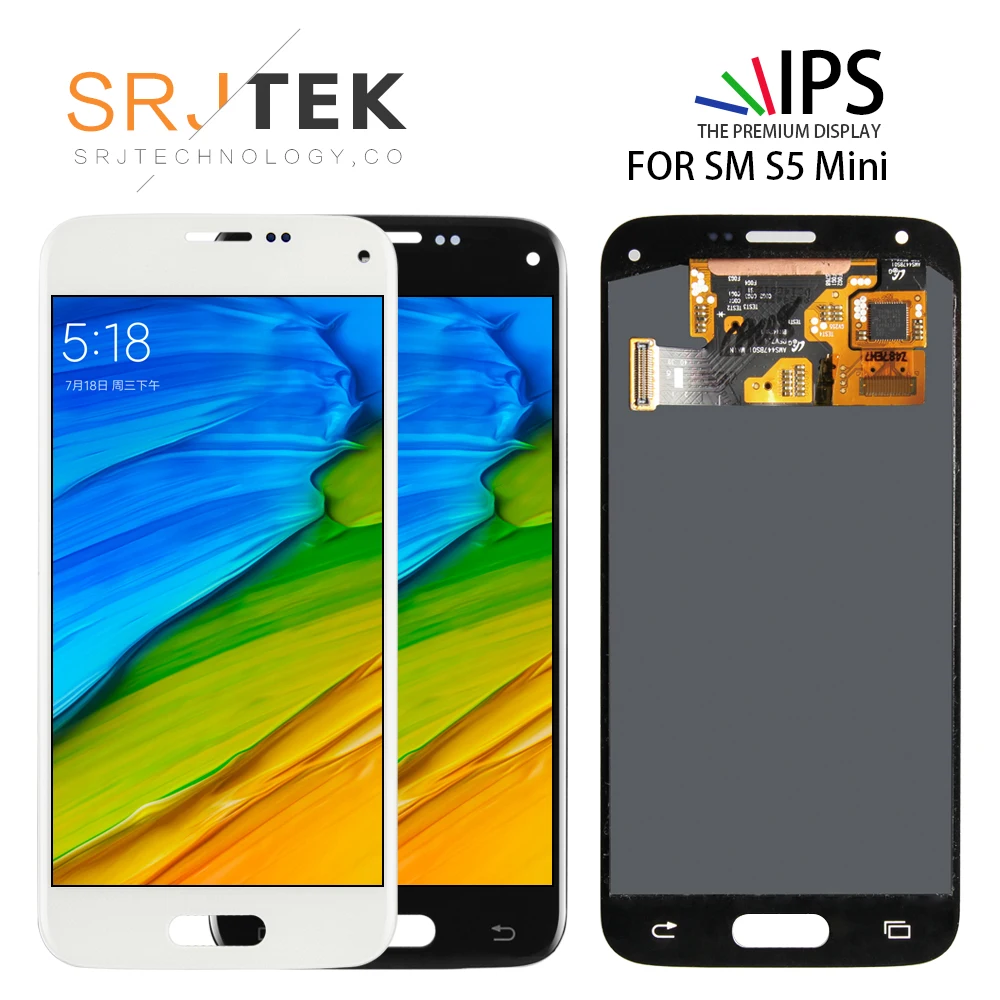 4 5 ''AMOLED/OLED/TFT для Samsung Galaxy S5 Mini G800 G800M G800F G800H ЖК дисплей сенсорный экран