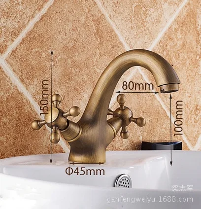 

Under Basin Faucet Full copper hot retro antique wash basin faucet basin faucet sink faucet