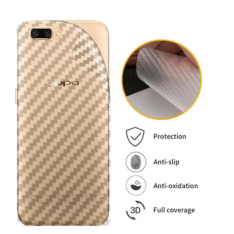 3D защитная задняя пленка из углеродного волокна для OPPO R11 R11s plus R15 Pro Защитная
