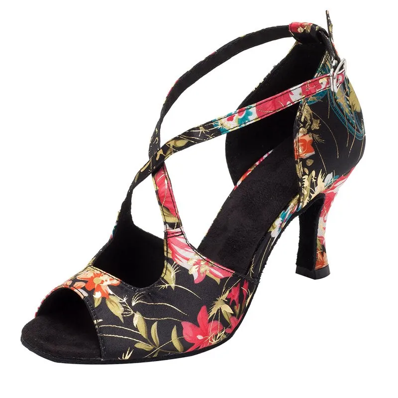 Новый стиль леопардовый принт цвет золотой серебряный Zapatos De Baile Высокий каблук 8 5