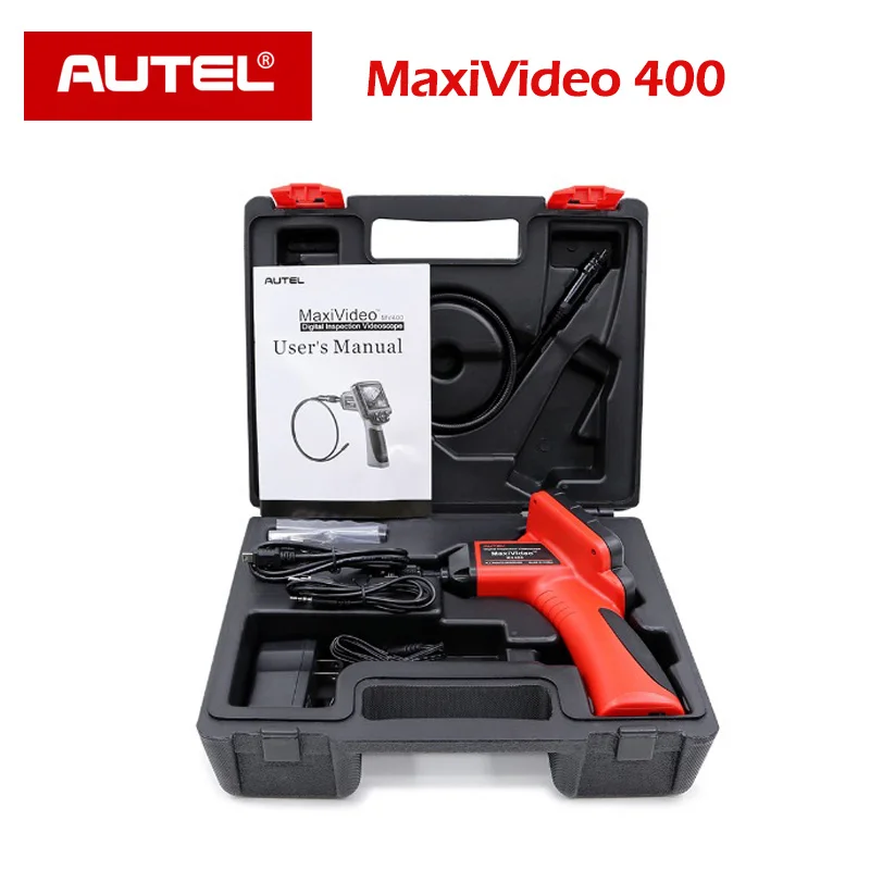 Autel Maxivideo MV400 5,5 мм цифровой видеоскоп 8,5 мм Диаметр imager головка Инспекционная камера мВ 400 многоцелевой Видеоскоп