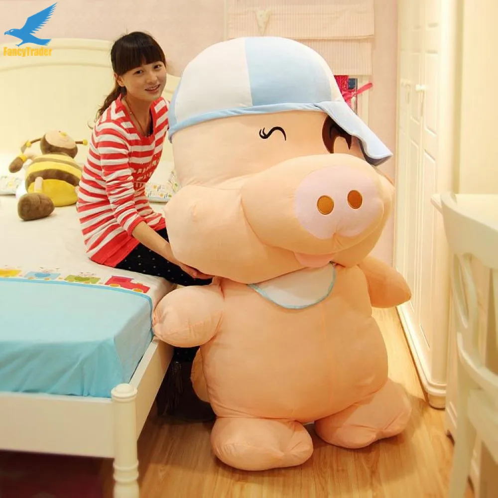 Фото Fancytrade 59 '' / 150 см Милая гигантская плюшевая свинка Mcdull игрушка подарок на день рождения 2 модели принимают дропшиппинг FT50003 №5
