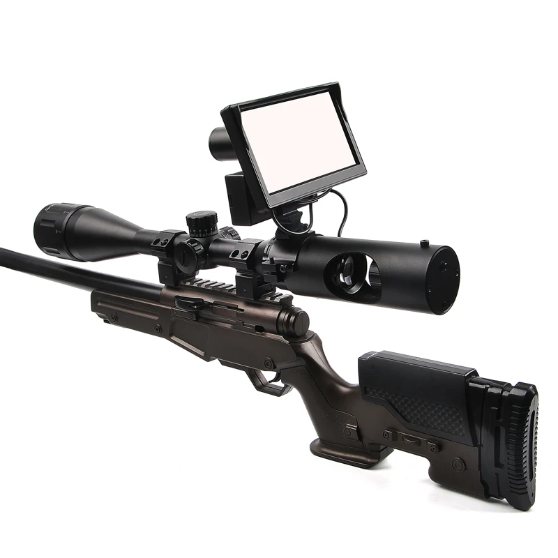 

Night Vision Riflescope Hunting Day and Night Tactical Digital Infrared Night Sight with LCD and Flashlight Hunting Scopes